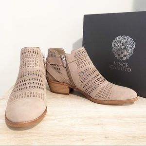 Vince Camuto Suede Paavani Ankle Boot New